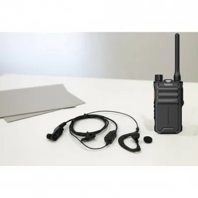 C-Earset Radio Earphone EP519 Black 3M with In-line MIC PTT & VOX Chip for Hytera Radios