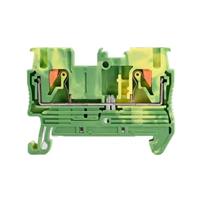 HPT 2.5 PE Ground Modular Push in Terminal Blocks Connector Din Rail Push-in Connection Spring Terminal Block