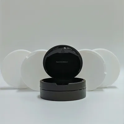 Wholesale Plain Round Empty Snus Container White Black Snus Cans Custom Color Plastic Cans Tobacco Tins for Nicotin Pouches