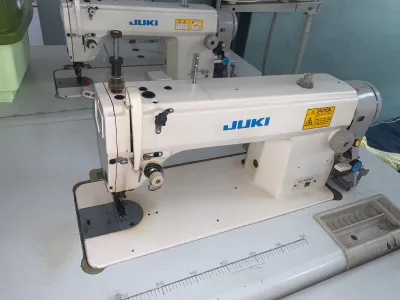 JUKI DLU-5490N-7 1-needle Differential Top and Bottom Feed Lockstitch Machine with Automatic Thread Trimmer