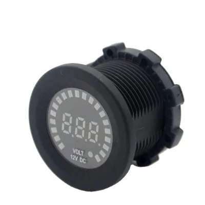 Blue LED Digit 12v Volt Meter Socket Dc Auto Car Dashboard Digital Voltmeter