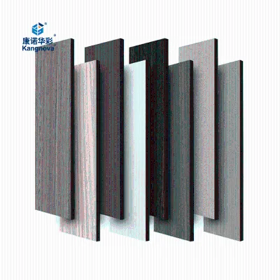 Kangnuo Modern Office Interior Furniture Wall Panels New PVC Lightweight Polyvinyl Chloride Wood Grain Panel E1 for Bathroom