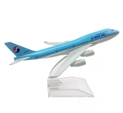 Happy New Year Novelty Gifts Items 16cm 6.3inch Korea Airline Diecast Airplane Model