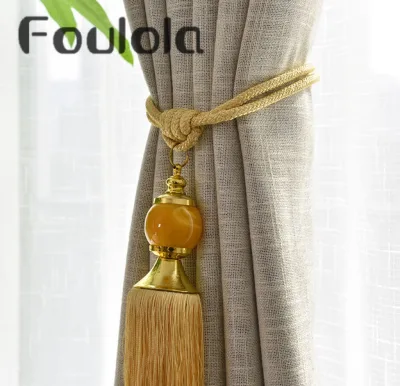 Factory Beautiful Curtain Tiebacks Wholesale Price Beauty Curtain Accessories