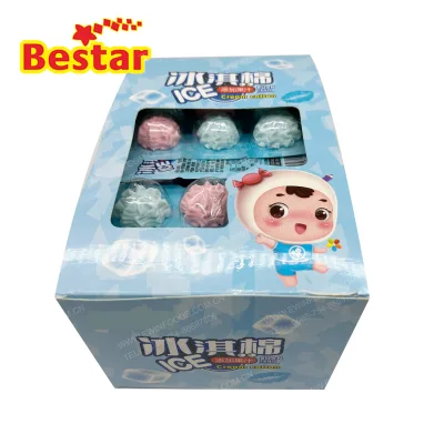 Marshmallow with Jam Cotton Candy Ice Cream Marshmallow Factory Direct Wholesale Low Price Yummy Confectionery Candy