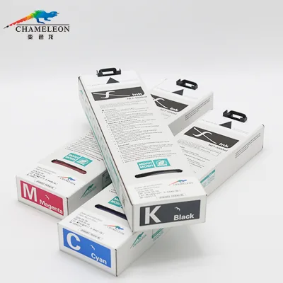 Premium Quality Pigment Oil for Cartridge Original Chip CMYK+Gray Compatible for High-speed Inkjet Printer Series Bulk Packaging