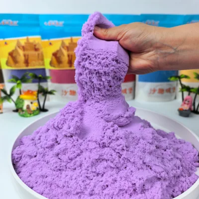 Colored Space Sand Is a Stress-relieving Toy Sand Specially Designed for Children. It's Non-sticky, Reusable, and a Magical Sand