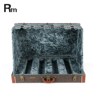 Portable Luxury Velvet Hard Case for Classical and Electric Bass Guitar Display Case Accessory