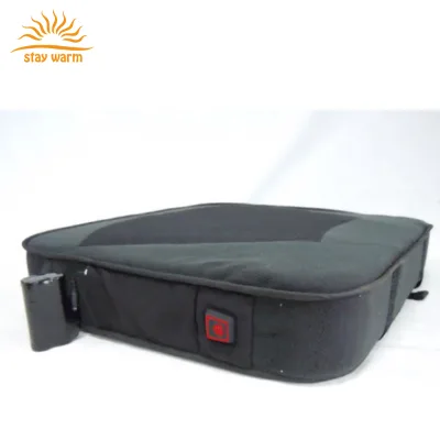 Rechargeable Battery Powered Heated Seat Cushion for Ourdoor