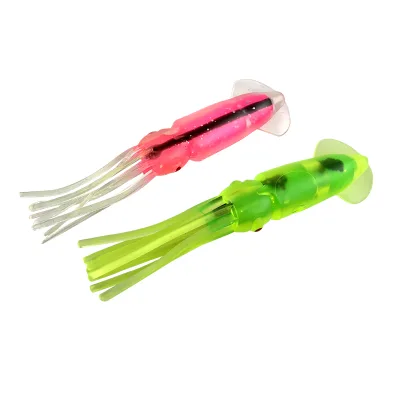 Boat Trolling Fishing Squid Soft Lure Soft Squid Jig Octopus Skirts Soft Fishing Lure Squid Jigging Lure Fishing Accessories