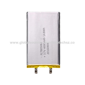 Lithium Polymer Battery for Digital Products/GPS with 3.7V and 4000mAh