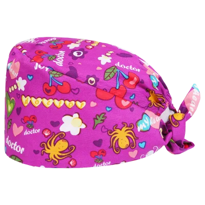 Scrub Caps Women Nurse Pharmacy Pet Clinic Doctor Dentist Hat Beauty Salon Staff Hospital Women Nursing Veterinary Surgical Cap