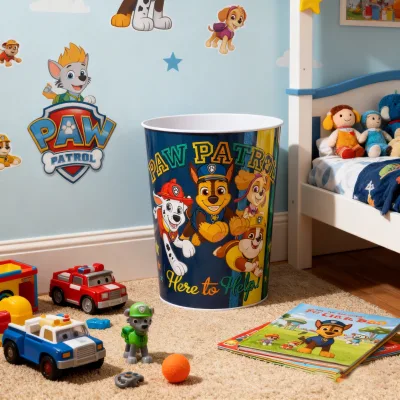 Wholesale Round Tapered Metal Bucket Without Handle Multipurpose Tinplate Storage Container for Snacks Toys Promotion Gift