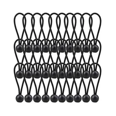 Ball Bungee Cords & Tarp Loop Canopy Tie-Nylon Climbing Rope for Outdoor Camping