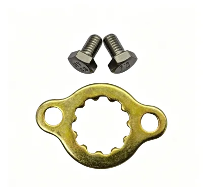 Small chain wheel small gear lock piece with screw and lock piece motorcycle accessories
