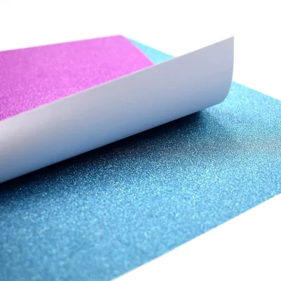 Factory A4 50*70CM Adhesive Glitter Paper Wrapping Paper/Starry Paper Cardboard