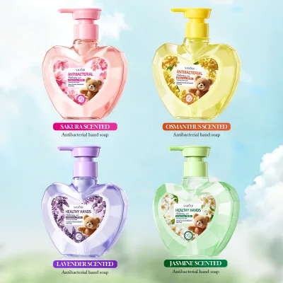 Private Labels SADOER Jasmine Antibacterial Hand Soap Moisturizing Scented Liquid Hand Wash Gentle Skin Care