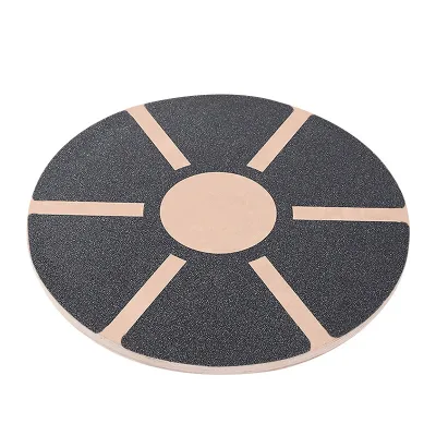 Kids Yoga Twisting Plate Wooden Round Wobble Balance Board for Indoor Fitness Training Body Exercise Tool