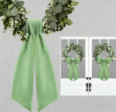 Wholesale Easter Decorative Bow with Fashion Cotton Lovely Easter Fashion Wreath Sash