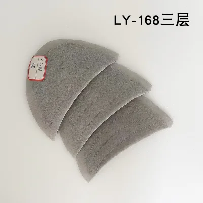 Black and White Color 100% Cotton Decorative Women's s and Foam Shoulder Pad Covered-LY168-size:22*11.5*0.4cm
