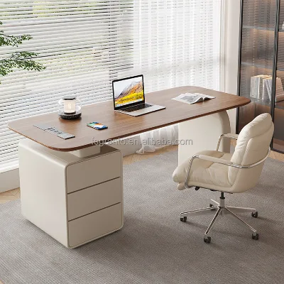Deluxe Boss Office Computer Table High Density Board Desks With Wood MDF Drawer Bedroom Dressing Vanity Table