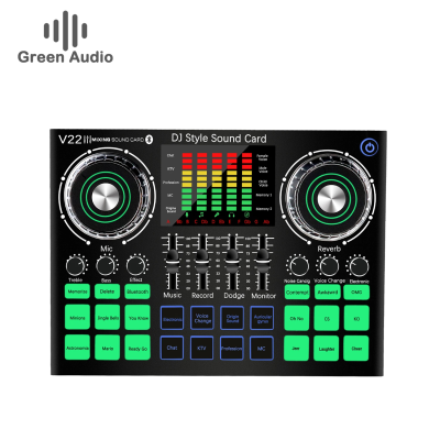 GAX-V22 Game K Song Live Sound Card Custom Storage Noise Reduction Adjust the Sound Mobile Computer Sound Card