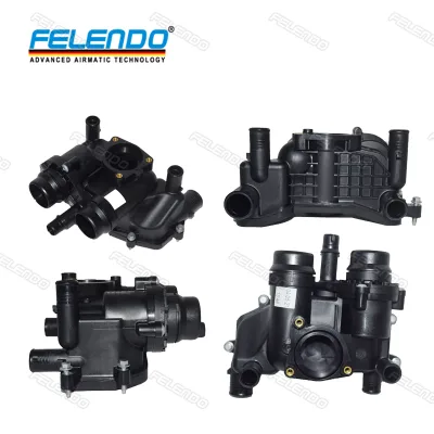 FELENDO Good Quality Water Outlet Range a Rover Sport L494 L405 L322 4.4 Diesel Coolant Thermostat Housing LR110459 LR022695
