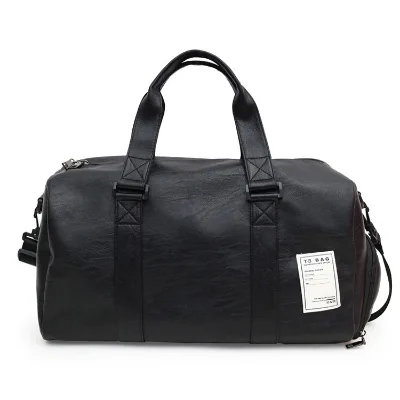 Yoga Handbag Gym Bags Sport Duffel Bag PU Leather Travel Holdall with Shoes Compartment