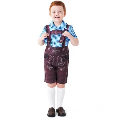 2025 new styles S-xxl Boys' School Stage Costume Backstraps Beer Festival Performance Costume Boys' And Children's Halloween Costume