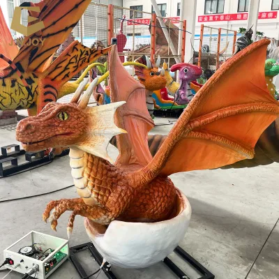 WD-03 Western Dragon Animatronic Figure Motion Design for Kids Dragon Baby