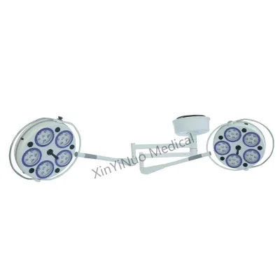 Hot Selling Luxury Double Head Wall Type 5 Holes LED Operation Lamp in Operating Room