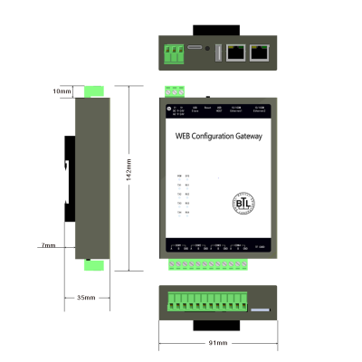 WEB Configuration Gateway for Building control system