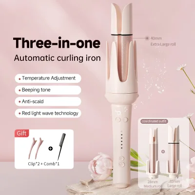 Factory Wholesale Curly Hair Stick 2 in 1long barrel professional hair curling iron multifunctional smart automatic curling iron
