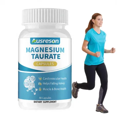 Ausreson Magnesium Taurine Capsules Taurine Energy Drink Brain Support Supplement Private Label Magnesium Taurine Capsules