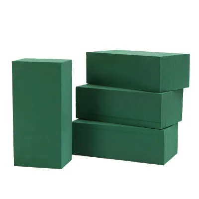 Wholesale 20pcs  Wet Floral Foam Green Fresh Flower  Mud Floral Foam Easy Absorb Fresh Flower Mud