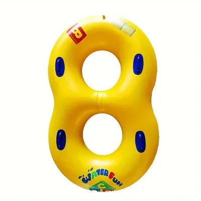 Hot Selling Extra-Large Double Swimming Ring Thickened 8-Shaped Float for Rafting or Water Sports