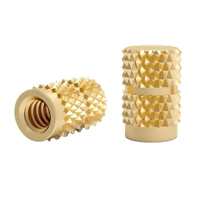 IBA IBB IBC Molded-in Threaded Inserts, Blind Threaded Aluminum and Stainless Steel Inserts
