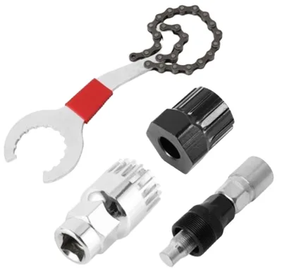 Flywheel Crank Removal Repair Tool, Road Bicycle Cassette Gear Mounting Kit