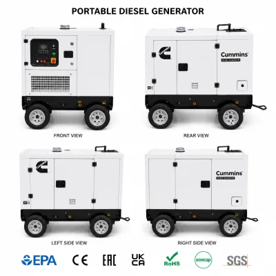 20kva Diesel Generator Super Silent Three Phase Low Fuel Consumption Generator Set for Home Commercial Emergency Power Supply