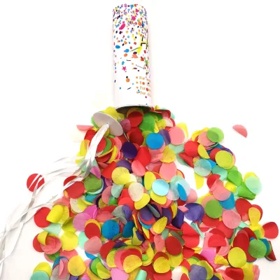 Streamer Party Poppers Foil Streamer Popper Confetti Pull Popper Pull String Streamers