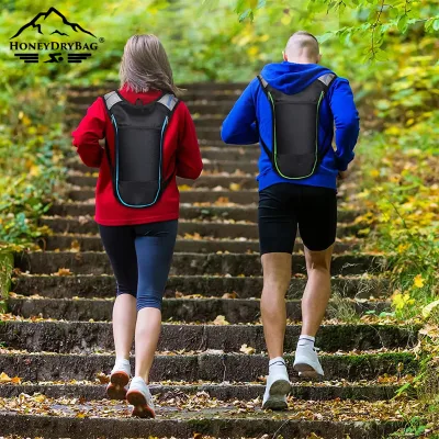 Breathable Lightweight Hydration Rucksack Bag Vest Harness Water Bladder Hiking Running Marathon Race Hydration Vest