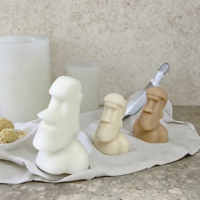Big Nose Avatar Shaped Aromatherapy Candle Handmade Plaster Decoration Silicone Mold