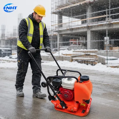 Multi Power Optional HT-90 Vibratory Plate Compactor Continuously Variable Travel Speed Soil Compaction Tamper