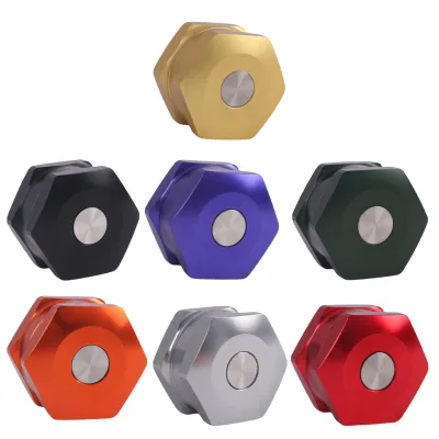 Manual Modern Rectangular Aluminum Alloy Portable Cigarette Grinder