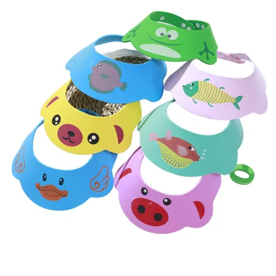 Thicken Children's Shampoo Cap Cartoon Cap Four Gear Baby Shower Cap