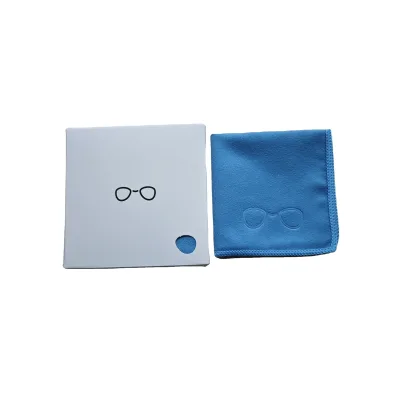Microfiber Reusable Lint Free Classic Blue Polishing Cloth Cleaning Cloth for Gold Silver and Platinum Jewelry Coins Watch