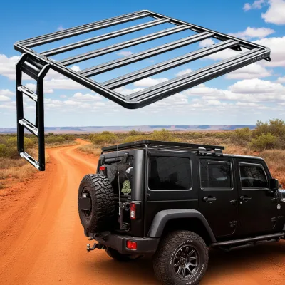 Electrophoresis No Drilling Durable High Quality Aluminum Alloy Roof Rack Powder Coating 200kg Load Capacity Easy Installation