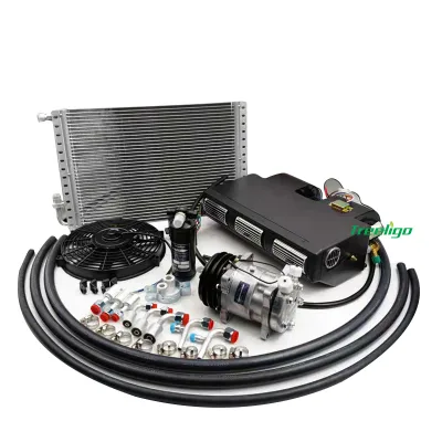 12V Car Truck Air Conditioning Kit Universal Cooling A/C Compressor Refit 3Speed for vw Beetle