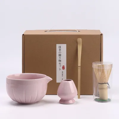 Estick Modern Japanese Creative Style Seven-Piece Ceramic Matcha Tea Set for Tea Maker Tool Combination