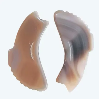 knife shaped natural jade Gua Sha Scraping Tool